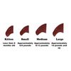 Purrdy Paws 40 Pack Soft Nail Caps for Cat Claws Brown Medium