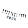 4pcs LH & RH Splash Guards Mud Flaps Mudguards for Honda Odyssey 2009-2013 Van