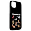 Fox Breeds Cute Kawaii Fox Animals Educational Case for iPhone 15 Plus