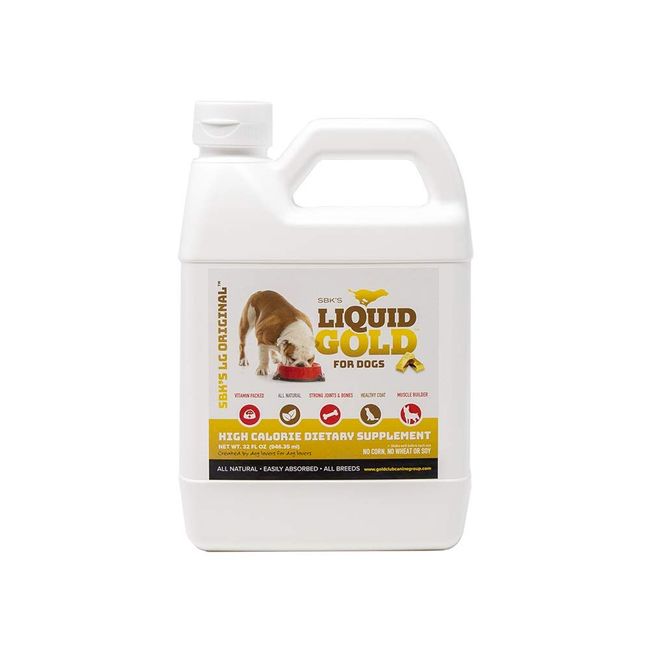 SBK'S Liquid Gold for Dogs- 32 OZ Peanut Butter