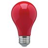 2 Pack CERAMIC RED LED Bulb A19 Medium E26 8W 60 Watt Equivalent Damp Location