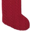 St. Nicholas Square 21 Inch Cable Knit Monogram Christmas Stocking (Embroidered S)