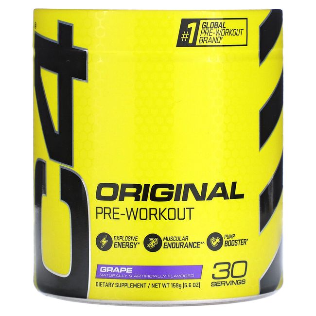 C4 Original, Pre-Workout, Grape, 5.6 oz (159 g)