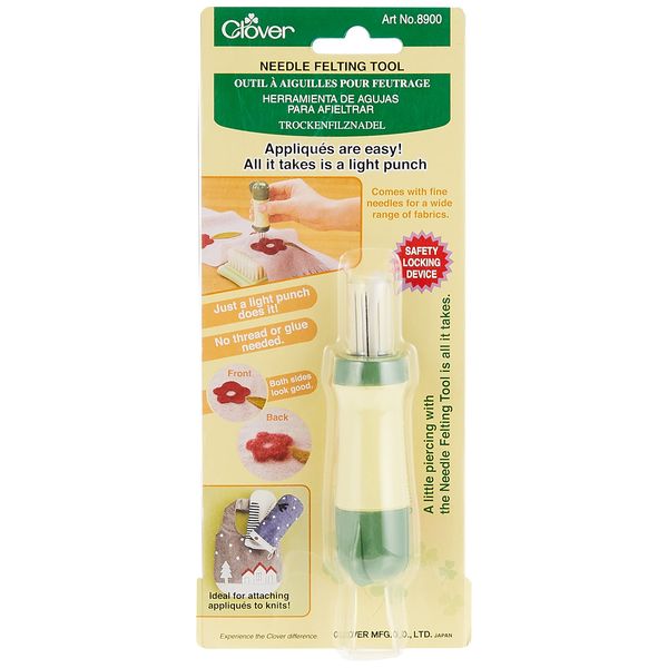 Clover Felting Needle Tool, Green, 1