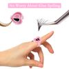 100PCS Lash Glue Holder Rings for Eyelash Extensions, Disposable Volume Lashes Glue Blossom Cups for Lash Extension