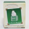 Hallmark Ice Block Buddies - 2005 Bunny Miniature Ornament