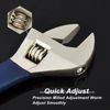DAKCOS Adjustable Spanner，Small Adjustable Spanner Wrench with Soft Grip Handle 6 inch (150mm)