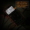 Auto Ranging Digital Multimeter Trms 6000 With Battery Alligator Clips Test Lead