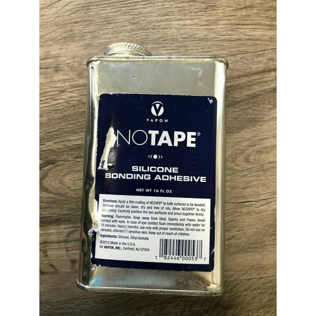 NOTAPE Vapon No Tape Professional Silicone Bonding Adhesive 16oz NEW OTHER