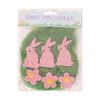 Lizzy Easter Bonnet Embellishments | Easter Bonnet Craft Activities Felt Bunny Flowers Grass Decorations (Blue)