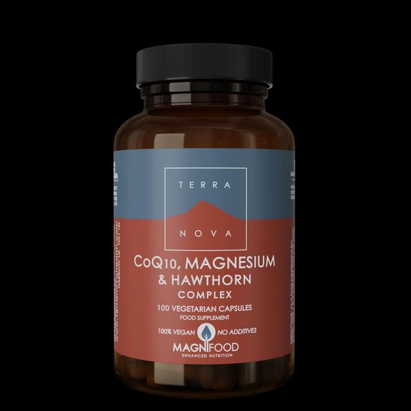 Terranova CoQ10, Magnesium & Hawthorn Complex - 100 Vegicaps