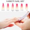 Lisoviom Professional Nail File Set, 6 Pcs 100/180 Grit Nail File, Emery Boards for Nail Files Professional, Suitable for Gel Acrylic Nail File, Nail Files for Natural Nail Technician Accessories