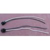 Molex 2-Pin Black Wire Connectors 12" plus wires 1 male/female locking set