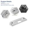 Chrome Tailgate Handle Cover Trim For Chevy Silverado/GMC Sierra 22+ Accessories
