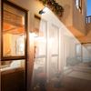 Solar Motion Sensor Wall Light - Dusk to Dawn Outdoor Lamp with Remote Control