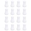 sourcing map 16Pcs Cord Knobs, 25.4mm Window Blind Tassels Plastic Pull Cord Tassel Drops Pull End Pendant for Window Blinds Shade Curtain, White