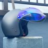Yamashiro EX034900 Motorcycle Helmet Mirror Shield, Extra Shield Bubble (Extra Shield Bubble), 3 Point Hooks, Universal Use, Light Smoke/Rainbow Mirror