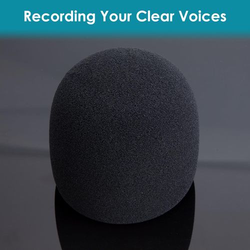 YOUSHARES Blue Yeti Pop Protection Set - Microphone Wind Protection Compatible with Blue Yeti, Yeti Pro, Foam and Furry Micro Sound Insulation Pop Filter, Micro Protection Filters Wind Against the