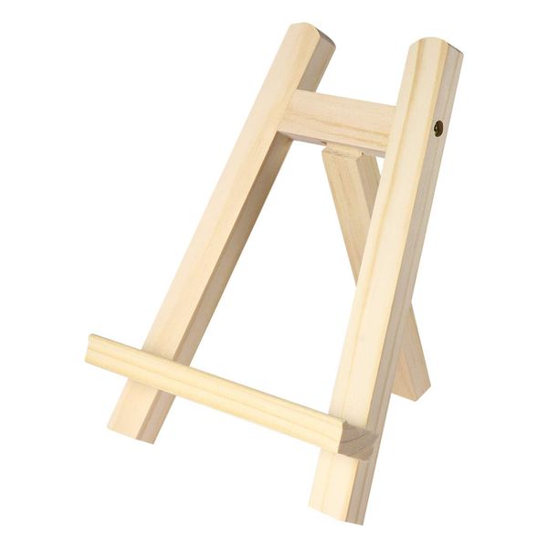 NUOLUX Tabletop Wooden Mini Easel Folding Painting Stand Sign Stand Photo Painting Sketch Easel Book Stand Photo Stand Display Promotion Display 15x20cm