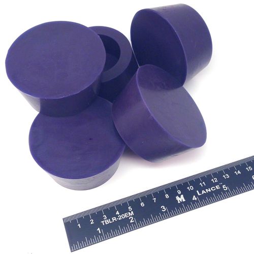 High Temp Masking Supply 2.437" x 2.953" #13.5 Hollow Silicone Plugs - 5 Pack