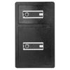 Double Door 4.5 cu.ft Safe Box with Key Lock Password Fireproof Bag Black