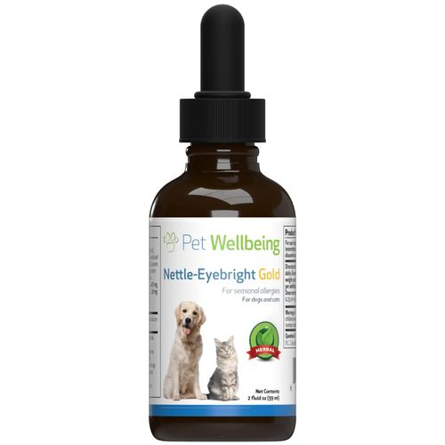 Pet Wellbeing Sneeze Ease for Cats - Occasional Sneezing, Seasonal Allergies, Nose and Eye Discomfort, Eyebright, Nettles - Veterinarian-Formulated Herbal Supplement 2 oz (59 ml)