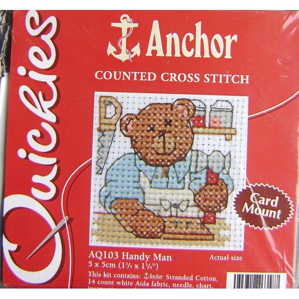 Counted Cross Stitch Kit - Anchor Quickies AQ103 Handy Man