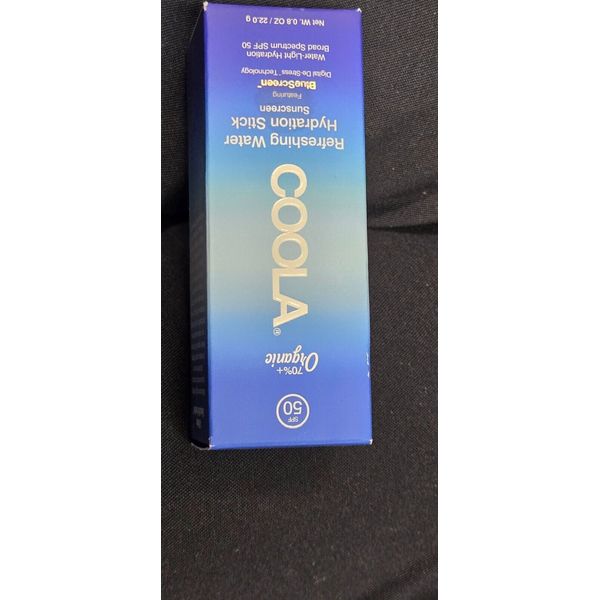 COOLA Organic Refreshing Water Stick Face Moisturizer with SPF 50 0.8 Oz