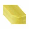M1SS 60 Pcs A5 Yellow Colour Plastic Wallets Folder Documents Files Holder with Press Stud Button Polypropylene Document Folder Wallet Envelope for School, Office, Home