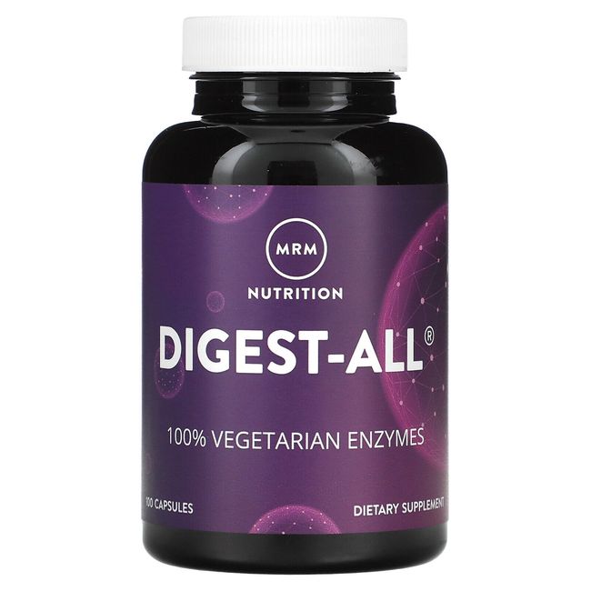 MRM Digest-All 100 Vegetarian Capsules Egg-Free, Fish Free, Gluten-Free,