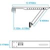 Window Air Support Bracket Fit 5000 to 12000 BTU Window A/C Units