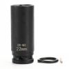 FLZOSPER 1/2 Inch Drive x 22 mm Deep 6-Point Impact Socket，42 CR-MO