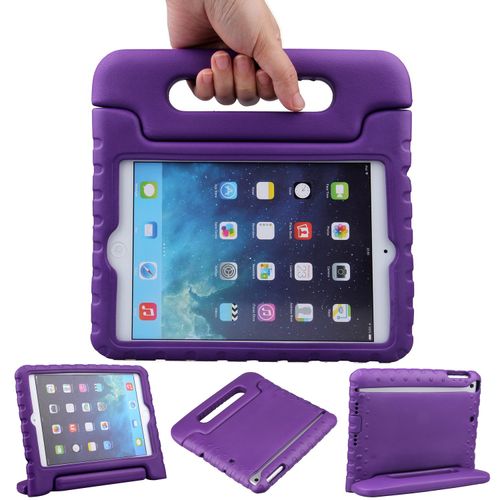 LEFON Kids Case for iPad Mini Shockproof Convertible Handle Light Weight Super Protective Stand Cover Case for Apple iPad Mini 3rd Gen/Mini 2 / Mini 1 (Purple)