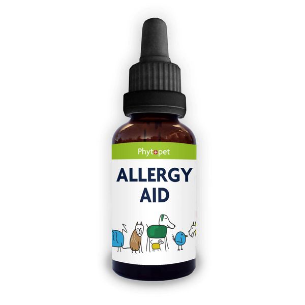 Phytopet Herbal Allergy Aid | 50ml | Natural Anti-Inflammatory & Anti-Histamine | Relieves Itchy Skin, Sneezes, Allergies | For Pets |