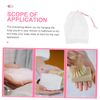 PACKOVE 8pcs Facial Cleansing Network Exfoliating Soap Net for Handmade Soap Net