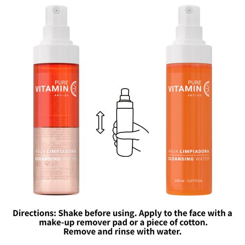 Noche Y Dia Vitamin C Cleanser - Gentle Makeup Remover - Anti Aging Face Wash with Ascorbic Acid - Reduce Appearance of Wrinkles, Acne, & Breakouts - Boost Collagen - 150mL (5.07 fl oz)