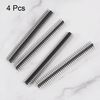 sourcing map Right Angle Header Pin 80P 2 Row 2mm Pitch Silver Tone Pin for Prototyping 4pcs