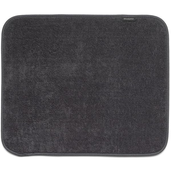 Brabantia 117626 Microfibre Dish Drying Mat, Dark Grey, 47 x 40 x 1 cm