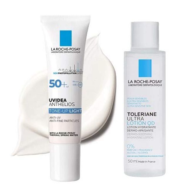 La Roche-Posay UV Idea XL Protection Tone Up Kit, Makeup Base, White, Limited Edition Kit 3 Set