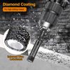 8x Dry Diamond Core Drill Bits 1/4" Hex Shank for Glass Ceramic Granite Marble