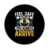 Ship captain suit for men feel safe always arrive captain PopSockets Standard PopGrip
