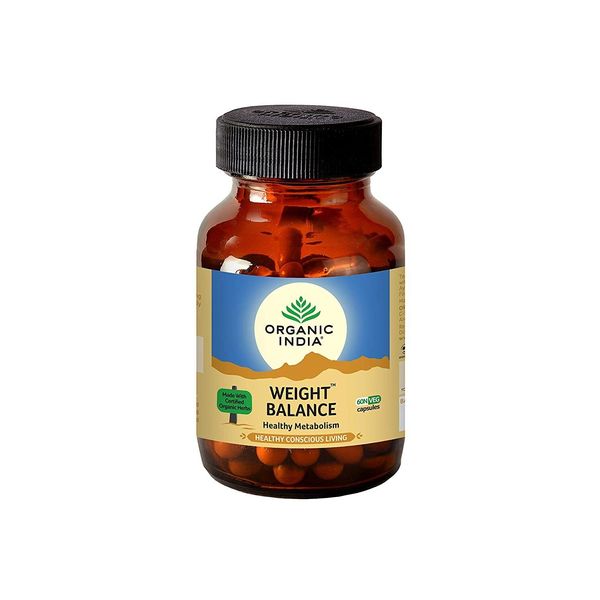 Organic India Weight Balance - Pack of 60 Capsules Bottle-Weight Management