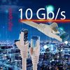 1aTTack.de Patch cable - 5m Ethernet, network, LAN cable CAT6a (for gigabit networks, routers, switches, modems with RJ45 input - white)