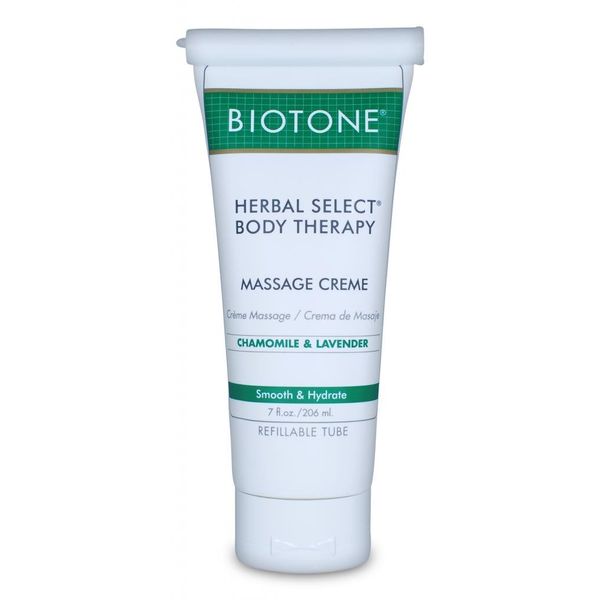 Biotone Herbal Select Massage Products Body Therapy Creme, 7 Ounce
