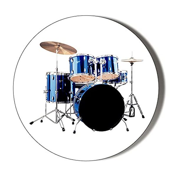 ELECTRIC BLUE DRUM KIT 77mm FRIDGE MAGNET