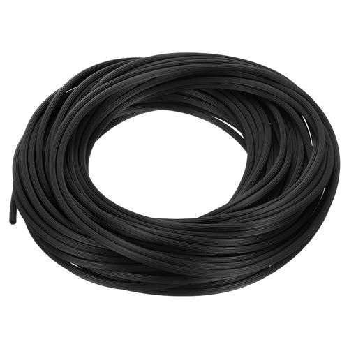 uxcell TPE Screen Spline, 0.14"x49.2ft Round Window Screen Repair Retainer Spline for Door Window Screens Replacement (15 Meter, Black)