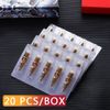 Mummy Tattoo Cartridges Needles Sorted Disposable Round Liner #10 L-Taper Bugpin 20pcs (MC-1007RL)
