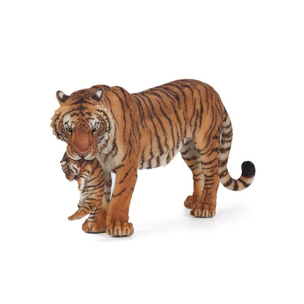 Papo Tigress with Cub Toy Figure Set Playset