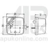 Front Side Indicator Light Lamp Replacement for John Deere 1030 1140 1640 2030 2040 Tractor