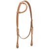 Weaver Leather Horizons Rolled Sliding Ear Headstall , Golden Brown